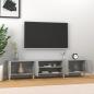 Preview: TV-Schrank Grau Sonoma 180x31,5x40 cm Holzwerkstoff