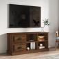 Preview: ARDEBO.de - TV-Schrank Braun Eichen-Optik 102x35,5x47,5 cm Holzwerkstoff