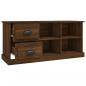 Preview: TV-Schrank Braun Eichen-Optik 102x35,5x47,5 cm Holzwerkstoff