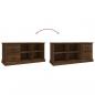 Preview: TV-Schrank Braun Eichen-Optik 102x35,5x47,5 cm Holzwerkstoff