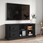 Preview: ARDEBO.de - TV-Schrank Schwarz 102x35,5x47,5 cm Holzwerkstoff