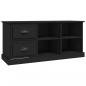 Preview: TV-Schrank Schwarz 102x35,5x47,5 cm Holzwerkstoff