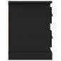 Preview: TV-Schrank Schwarz 102x35,5x47,5 cm Holzwerkstoff