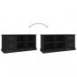 Preview: TV-Schrank Schwarz 102x35,5x47,5 cm Holzwerkstoff