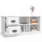 Preview: TV-Schrank Weiß 102x35,5x47,5 cm Holzwerkstoff