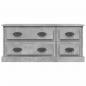 Preview: TV-Schrank Betongrau 100x35,5x45 cm Holzwerkstoff