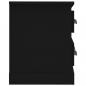 Preview: TV-Schrank Schwarz 100x35,5x45 cm Holzwerkstoff