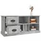 Preview: TV-Schrank Betongrau 102x35,5x47,5 cm Holzwerkstoff