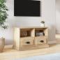 Preview: ARDEBO.de - TV-Schrank Sonoma-Eiche 80x35x50 cm Holzwerkstoff