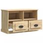 Preview: TV-Schrank Sonoma-Eiche 80x35x50 cm Holzwerkstoff