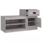 Preview: Schuhschrank Grau Sonoma 100x42x60 cm Holzwerkstoff