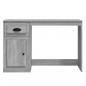 Preview: Schreibtisch mit Schublade Grau Sonoma 115x50x75cm