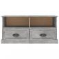 Preview: TV-Schrank Betongrau 93x35,5x45 cm Holzwerkstoff