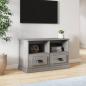 Preview: ARDEBO.de - TV-Schrank Grau Sonoma 80x35x50 cm Holzwerkstoff