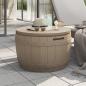 Preview: ARDEBO.de - 3-in-1 Gartenbox Hellbraun Polypropylen