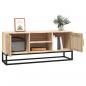 Preview: TV-Schrank 105x30x45 cm Holzwerkstoff und Eisen