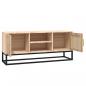 Preview: TV-Schrank 105x30x45 cm Holzwerkstoff und Eisen