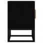 Preview: TV-Schrank Schwarz 105x30x45 cm Holzwerkstoff und Eisen