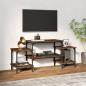 Preview: ARDEBO.de - TV-Schrank Braun Eichen-Optik 117x35x52 cm Holzwerkstoff