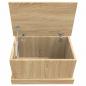 Preview: Truhe Sonoma-Eiche 50x30x28 cm Holzwerkstoff