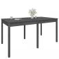 Preview: Gartentisch Grau 159,5x82,5x76 cm Massivholz Kiefer