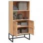 Preview: Highboard 60x35x125 cm Holzwerkstoff