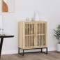 Preview: ARDEBO.de - Sideboard 60x30x75 cm Holzwerkstoff