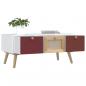 Preview: Couchtisch mit Schubladen 80x40x35,5 cm Holzwerkstoff