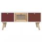 Preview: Couchtisch mit Schubladen 80x40x35,5 cm Holzwerkstoff