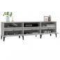 Preview: TV-Schrank Betongrau 150x30x44,5 cm Holzwerkstoff