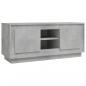 Preview: TV-Schrank Betongrau 102x35x45 cm Holzwerkstoff