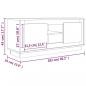 Preview: TV-Schrank Betongrau 102x35x45 cm Holzwerkstoff