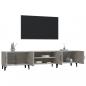 Preview: TV-Schrank Betongrau 180x31,5x40 cm Holzwerkstoff