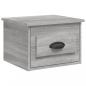 Preview: Wand-Nachttische 2 Stk. Grau Sonoma 41,5x36x28 cm