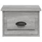 Preview: Wand-Nachttische 2 Stk. Grau Sonoma 41,5x36x28 cm