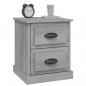 Preview: Nachttische 2 Stk. Grau Sonoma 39x39x47,5 cm Holzwerkstoff