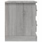 Preview: Nachttische 2 Stk. Grau Sonoma 39x39x47,5 cm Holzwerkstoff