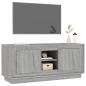 Preview: TV-Schrank Grau Sonoma 102x35x45 cm Holzwerkstoff