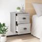 Preview: Wand-Nachttische 2 Stk. Grau Sonoma 41,5x36x53 cm