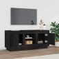 Preview: TV-Schrank Schwarz 102x35x45 cm Holzwerkstoff