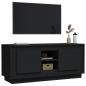 Preview: TV-Schrank Schwarz 102x35x45 cm Holzwerkstoff