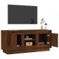 Preview: TV-Schrank Braun Eichen-Optik 102x35x45 cm Holzwerkstoff