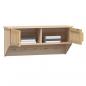 Preview: Wandgarderobe mit Haken 80x24x35,5 cm Holzwerkstoff