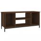 Preview: TV-Schrank Braun Eichen-Optik 102x35x45 cm Holzwerkstoff