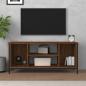 Preview: TV-Schrank Braun Eichen-Optik 102x35x45 cm Holzwerkstoff