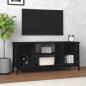 Preview: ARDEBO.de - TV-Schrank Schwarz 102x35x45 cm Holzwerkstoff