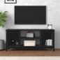 Preview: TV-Schrank Schwarz 102x35x45 cm Holzwerkstoff