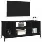 Preview: TV-Schrank Schwarz 102x35x45 cm Holzwerkstoff