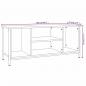 Preview: TV-Schrank Grau Sonoma 102x35x45 cm Holzwerkstoff