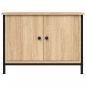 Preview: TV-Schrank mit Türen Sonoma-Eiche 60x35x45 cm Holzwerkstoff